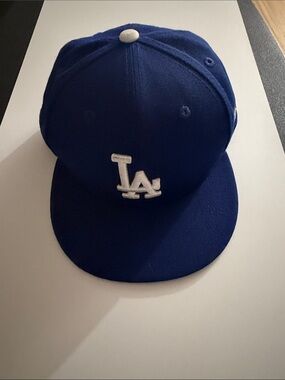 Blue Los Angeles Dodgers 59FIFTY fitted baseball cap 7 1/4